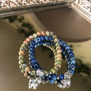 Beaded bangles